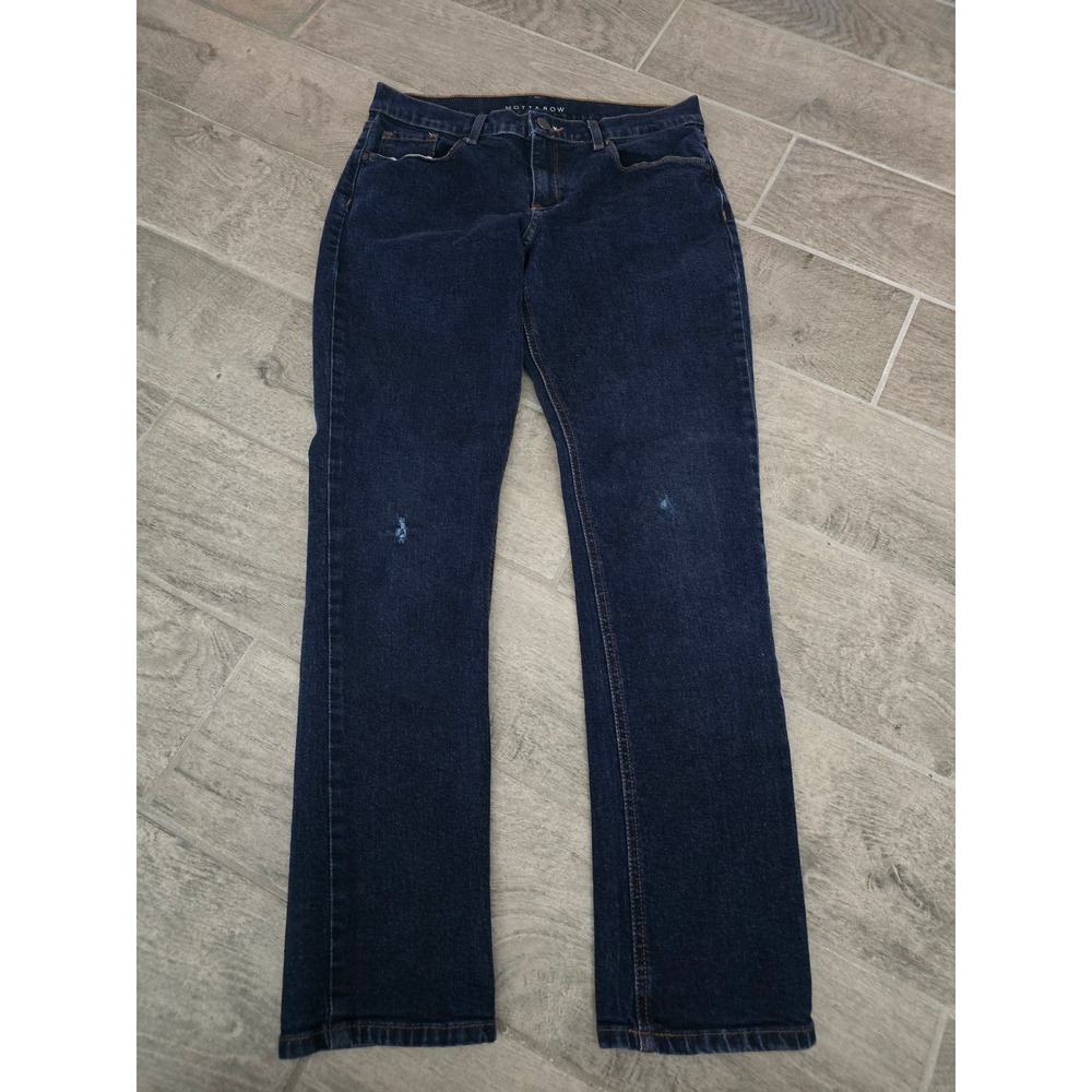 Mott and Bow Womens Dark Wash Boyfriend Fit Denim Jeans Size 28 x 30